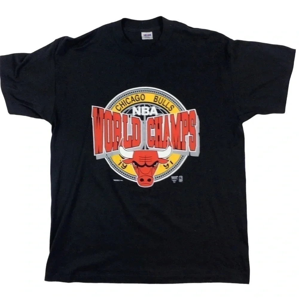 Vintage 1991 Chicago Bulls NBA single stitch T-shirt​